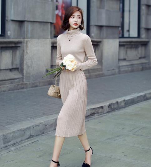 阔腿裤职业装两件套：时尚知性两件套搭配（图）