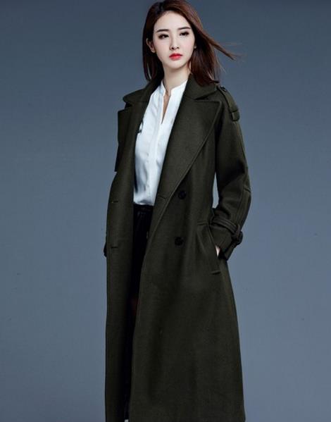 高圆圆同款宽松羊毛呢外套：高端大气外套推荐（图）