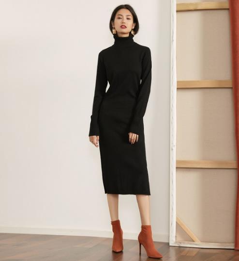 灯笼针织连衣裙搭配：减龄甜美范连衣裙分享（图）