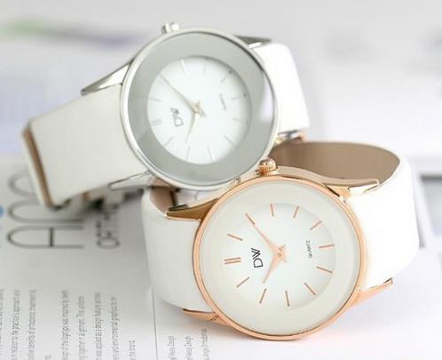 圆盘宽带白色腕表怎么搭配：干净简约腕表分享（图）