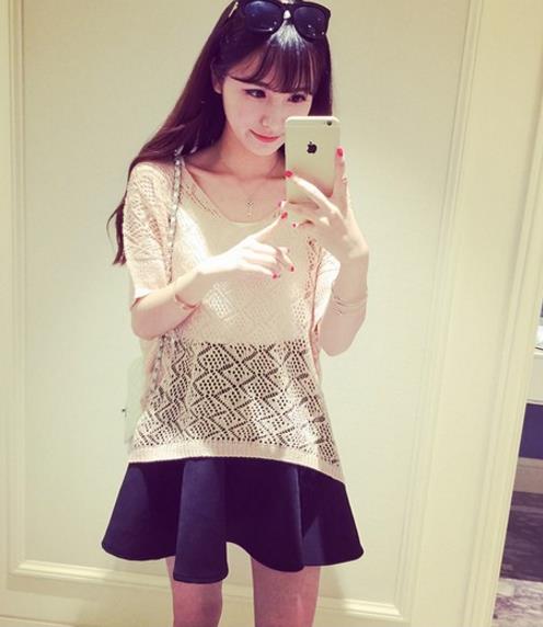 背心搭配宽松蝙蝠袖罩衫：5款罩衫打造知性韵味（图）