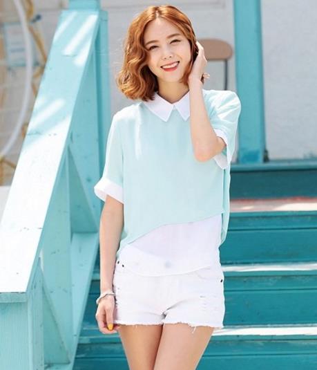 夏季白色短裤搭配什么上衣:搭出清爽宜人(图) 夏季白色短裤搭配什么上衣:搭出清爽宜人(图)