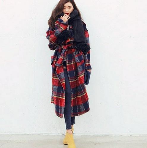 今年这样穿格纹超长毛呢外套自信一定潮到爆(图) 今年这样穿格纹超长毛呢外套自信一定潮到爆(图)