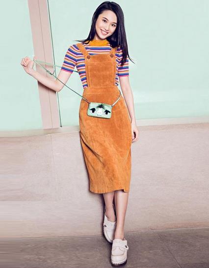 小个子女生怎么搭配A字背带半身裙:轻松打造大长腿 小个子女生怎么搭配A字背带半身裙:轻松打造大长腿