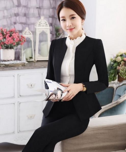 职业套装让你事半功倍：6款长袖职业套装搭配（图）