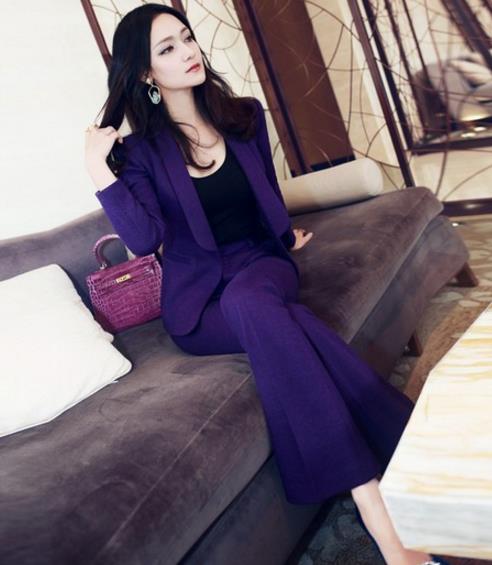 职业套装让你事半功倍：6款长袖职业套装搭配（图）