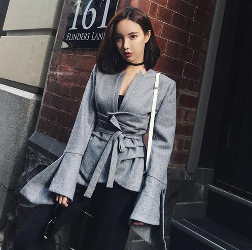 6款收腰毛呢短外套搭配:俏皮妖娆美到冒泡(图) 6款收腰毛呢短外套搭配:俏皮妖娆美到冒泡(图)