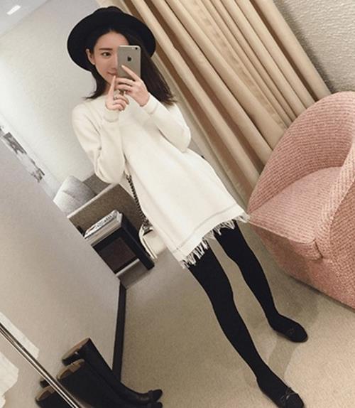 胖MM搭配针织阔腿裤套装：6款阔腿裤套装轻松显瘦