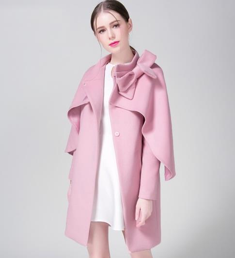 蝴蝶结纯色假两件套搭配：时尚两件套演绎甜美风