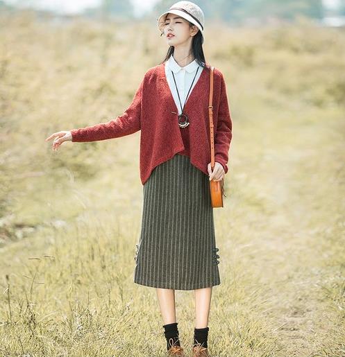 针织连衣裙两件套:6款两件套显高显瘦搭配(图) 针织连衣裙两件套:6款两件套显高显瘦搭配(图)