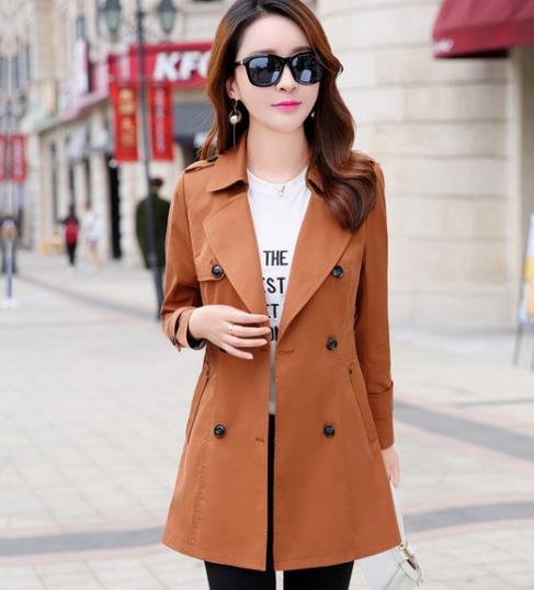 专属小个子女人的风衣：七分袖宽松风衣搭配分享