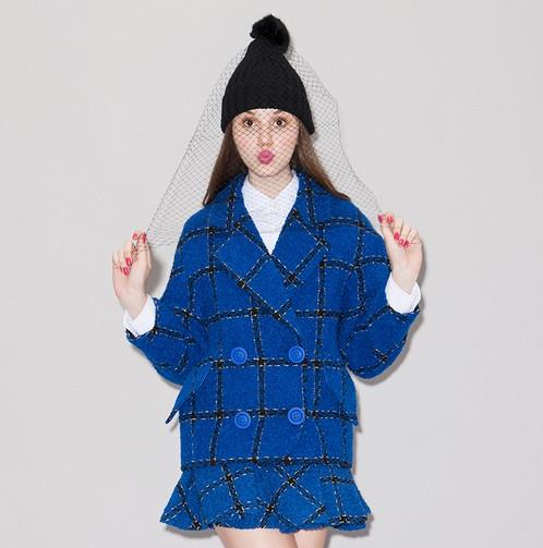 格纹是秋冬的宠儿:格子加厚毛呢外套搭配分享(图) 格纹是秋冬的宠儿:格子加厚毛呢外套搭配分享(图)