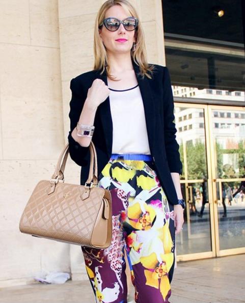 学院风铆钉双肩包怎么搭配才足够时髦呢（图）