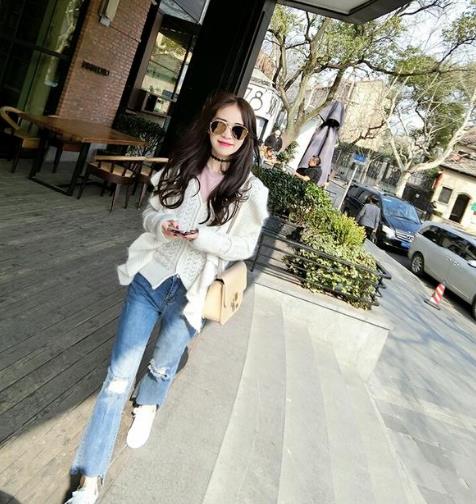 百搭甜美套头长袖毛衣：时尚毛衣给你温暖的呵护