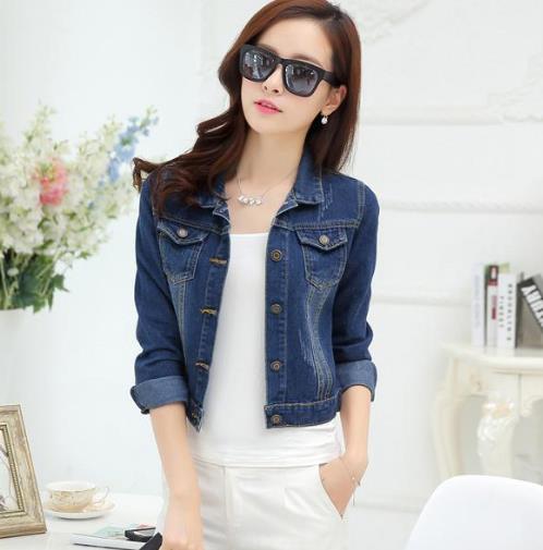 秋款时尚百搭蝙蝠袖破洞牛仔外套你入手了吗（图）