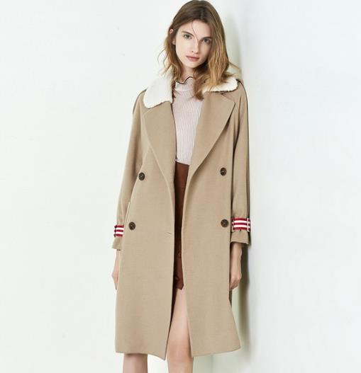 中长纯羊毛双面呢大衣的几种搭配：洒脱帅气范（图）