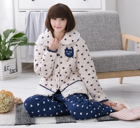 你的睡衣够御寒吗：6款翻领法兰绒印花睡衣推荐（图）
