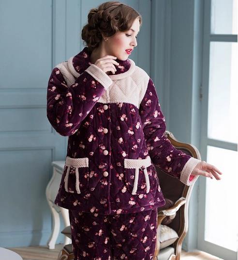 你的睡衣够御寒吗：6款翻领法兰绒印花睡衣推荐（图）