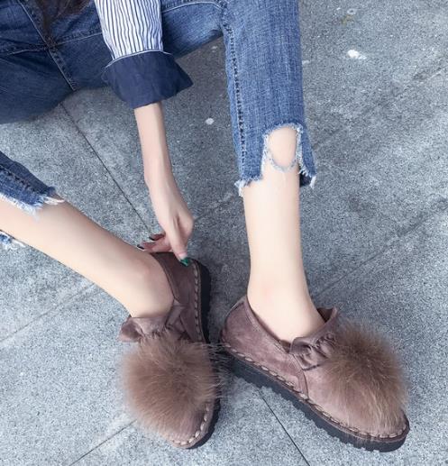 2017秋冬新款平底豆豆鞋：休闲百搭豆豆鞋分享（图）