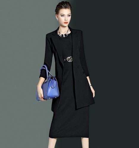 英姿飒爽的提花包臀短裙两件套搭配:简单经典(图) 英姿飒爽的提花包臀短裙两件套搭配:简单经典(图)