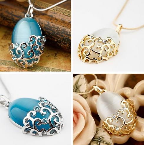 玫瑰花多层镶钻项链搭配：纯净清雅项链分享（图）