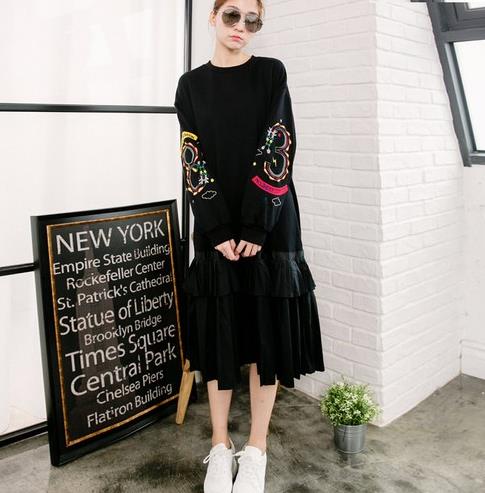 鱼尾圆领连衣裙搭配什么外套:青春减龄甜美风(图) 鱼尾圆领连衣裙搭配什么外套:青春减龄甜美风(图)