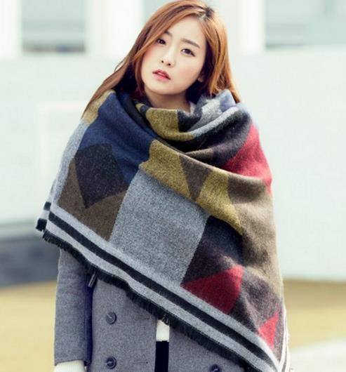 有羊绒围巾披肩这个冬天很温暖：百搭围巾分享（图）