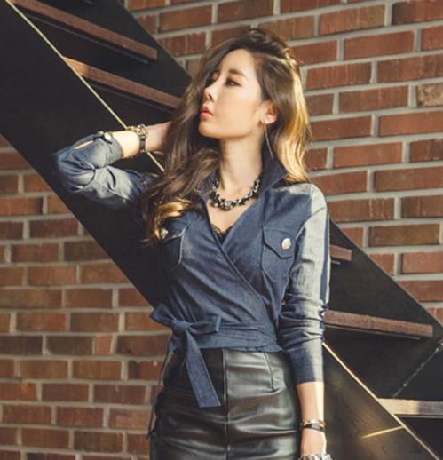 6款新款时尚牛仔衬衫搭配：帅气性感又百搭（图）