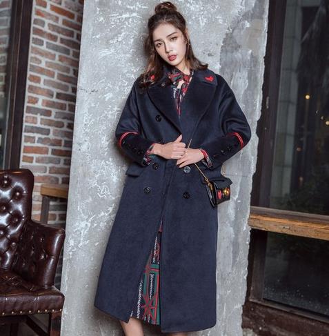 毛呢外套这样穿必定美到翻：系带毛呢外套推荐（图）