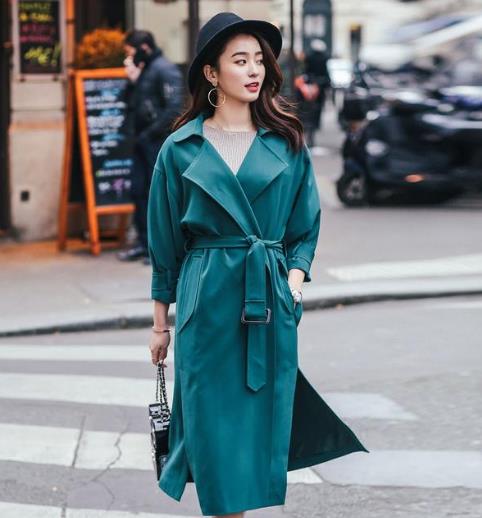 秋季多备中长款风衣：遮肚显瘦彰显英伦风情（图）