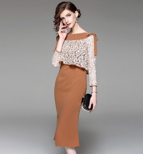 穿这样的裙子可以增高十厘米：蕾丝一步裙推荐（图）