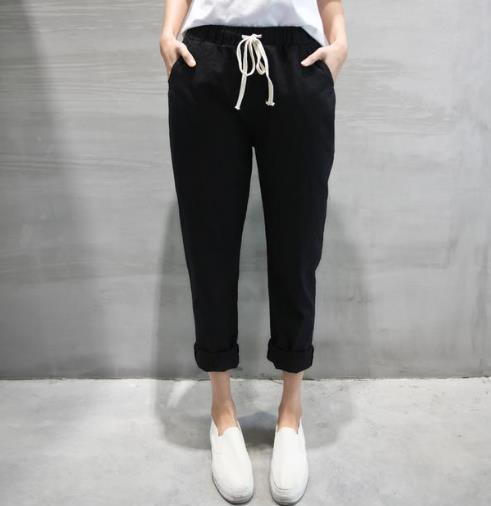 粗腿mm这样穿哈伦裤能轻松显瘦:哈伦裤推荐(图) 粗腿mm这样穿哈伦裤能轻松显瘦:哈伦裤推荐(图)