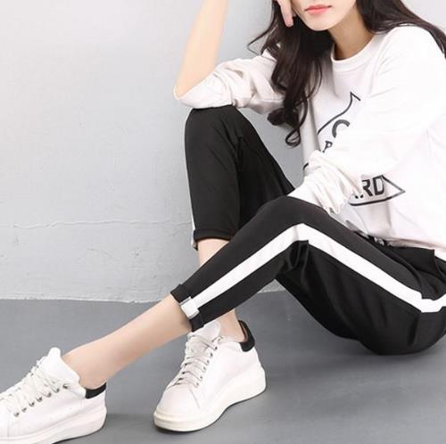 粗腿mm这样穿哈伦裤能轻松显瘦：哈伦裤推荐（图）