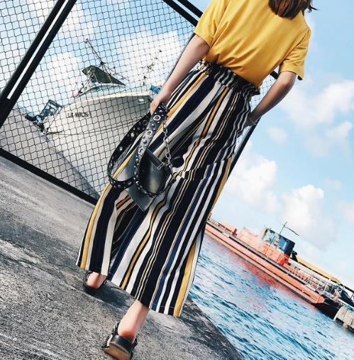 学高圆圆遮肉准则：优雅阔腿裤拯救不完美腿型（图）