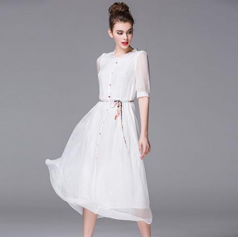 荷叶边修身连衣裙怎么搭配：5款搭出端庄文艺范