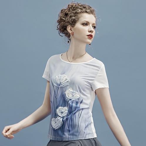 半身裙搭配印花雪纺衫:打造清凉夏日少女心 半身裙搭配印花雪纺衫:打造清凉夏日少女心