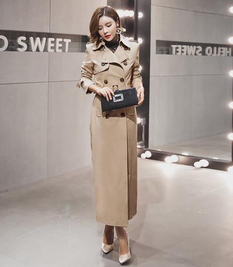 翻领修身蕾丝长风衣搭配:6款风衣彰显知性优雅 翻领修身蕾丝长风衣搭配:6款风衣彰显知性优雅