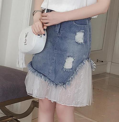 今年巨流行这6款蕾丝网纱半身裙：彰显女人魅力