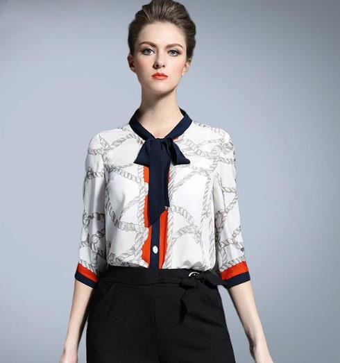 2017蕾丝花边衬衫搭配：6款衬衫穿出知性名媛范