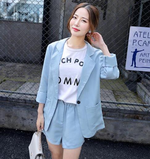 今年巨流行雪纺西装外套套装：显高显瘦显气质（图）