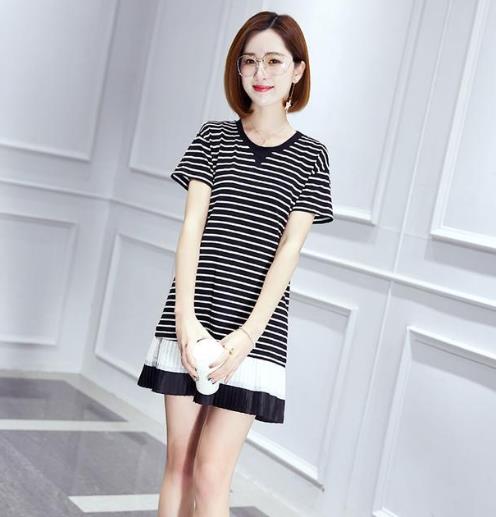 胖MM穿宽松蕾丝连衣裙：显高显瘦连衣裙分享（图）