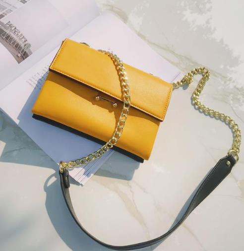 2017新款简约撞色单肩包：潮流复古单肩包推荐（图）