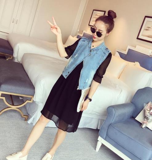 小个子女生的福音:显高假两件卫衣两件套搭配(图) 小个子女生的福音:显高假两件卫衣两件套搭配(图)