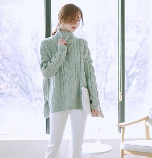 百搭中长款高领毛衣搭配什么外套才时髦(图) 百搭中长款高领毛衣搭配什么外套才时髦(图)