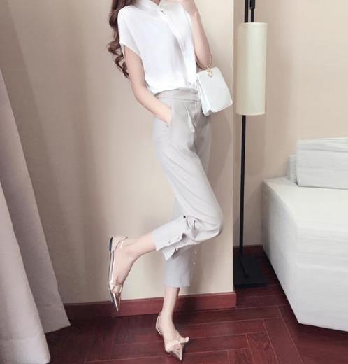 职场女性必备气质的阔腿裤套装：时尚又显档次（图）