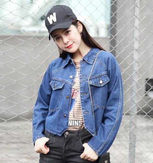 秋季短款牛仔外套怎么搭配才能时髦显瘦显气质（图）