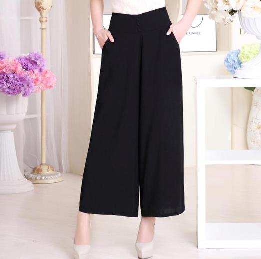 条纹甩裤休闲裙裤搭配：凉爽又时髦休闲裙裤推荐