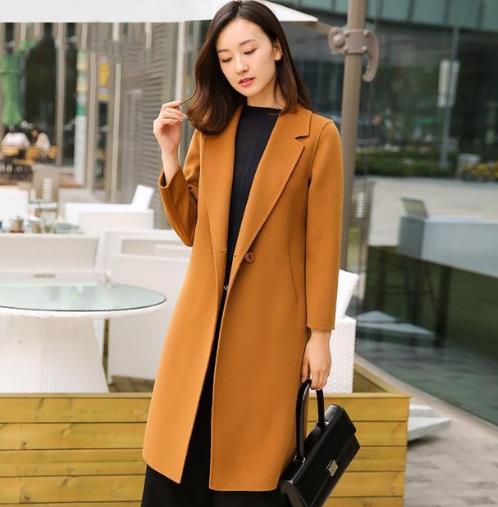 2017秋冬新款双面呢羊绒大衣搭配：显高显瘦（图）