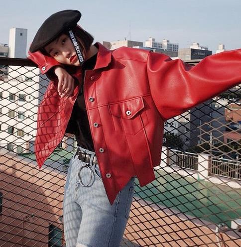 可美艳可酷帅的皮衣：绵羊皮修身夹克外套推荐（图）