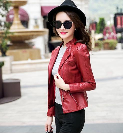 可美艳可酷帅的皮衣：绵羊皮修身夹克外套推荐（图）